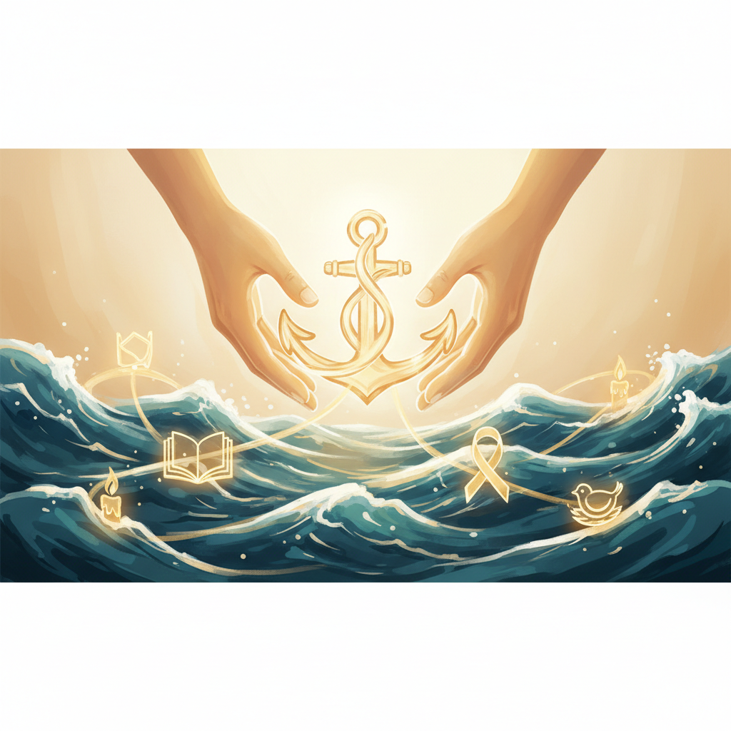 Rituale und Symbole: Ankerpunkte in der stürmischen See der Trauer